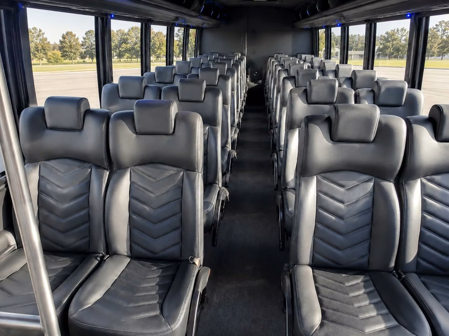 15 passenger minibus inside