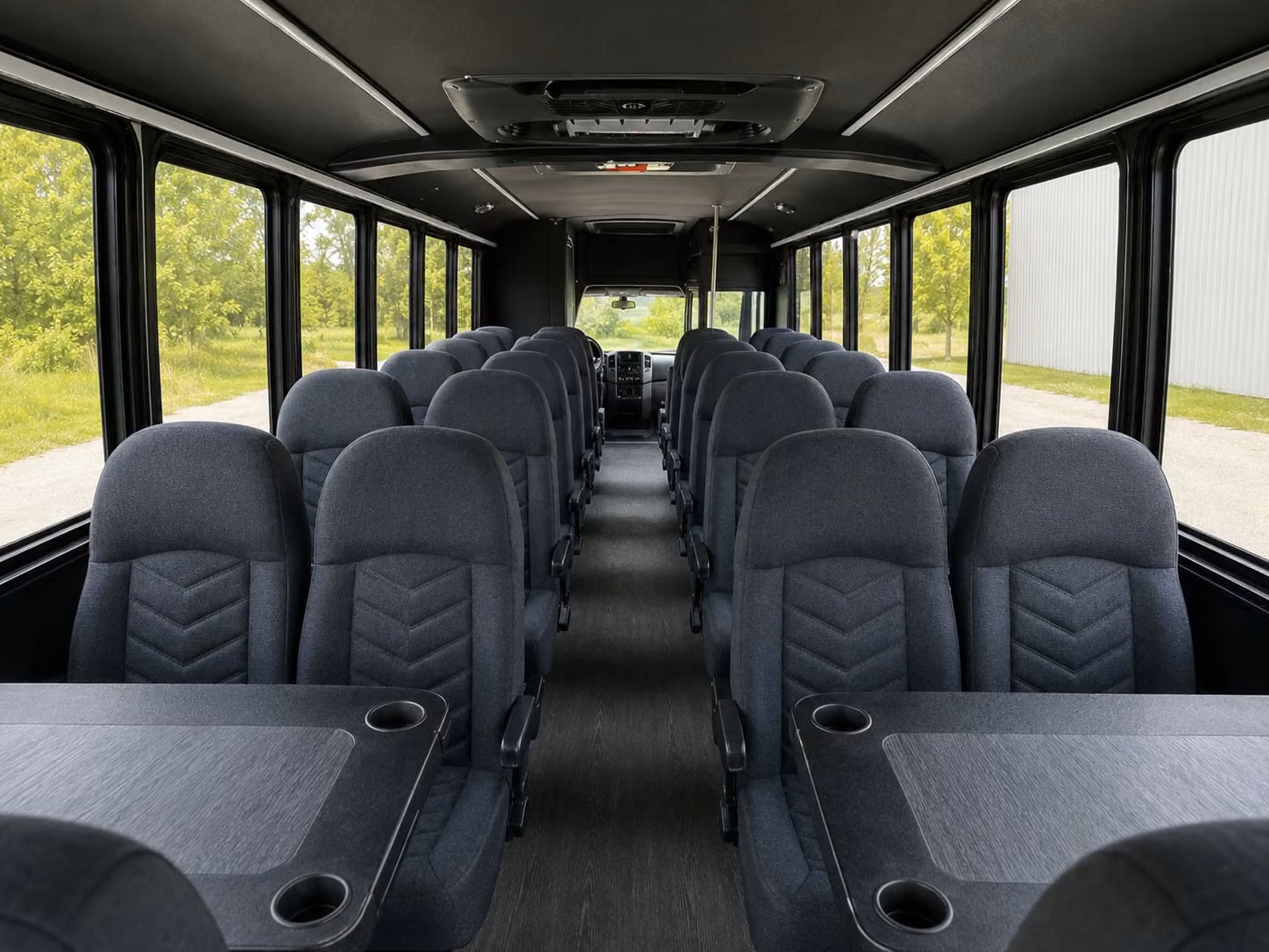 18 passenger minibus inside