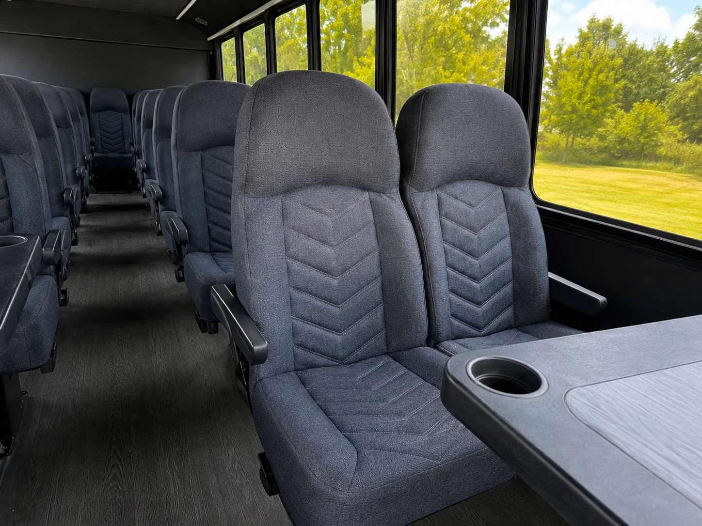 20 passenger minibus interior