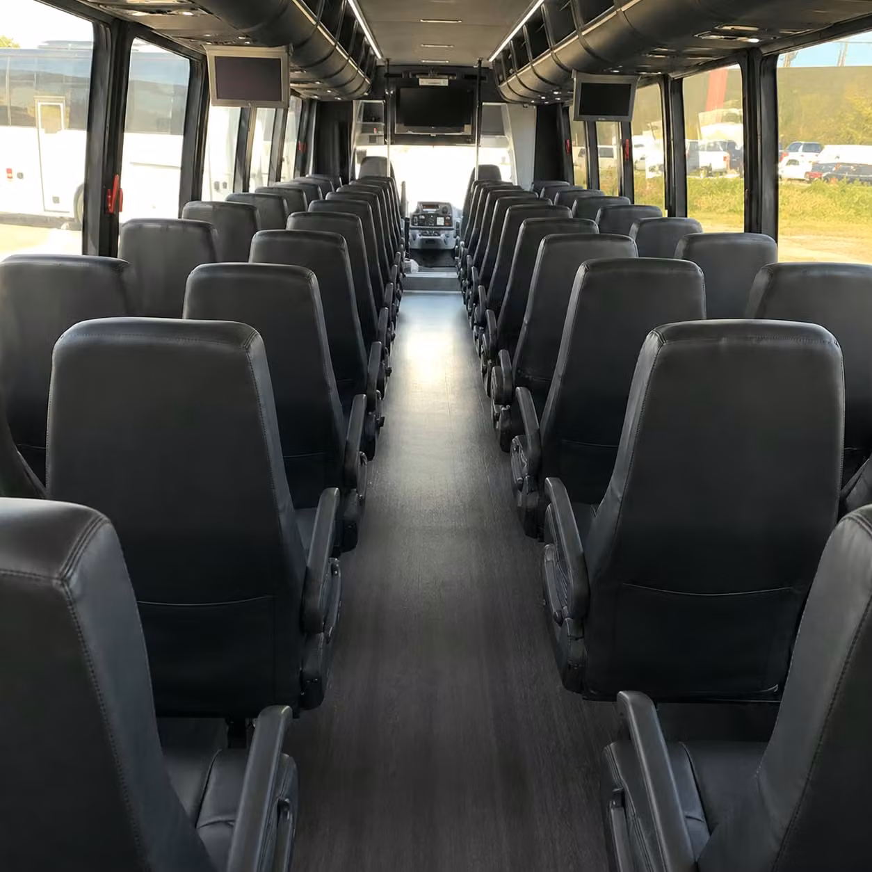 25 passenger minibus inside