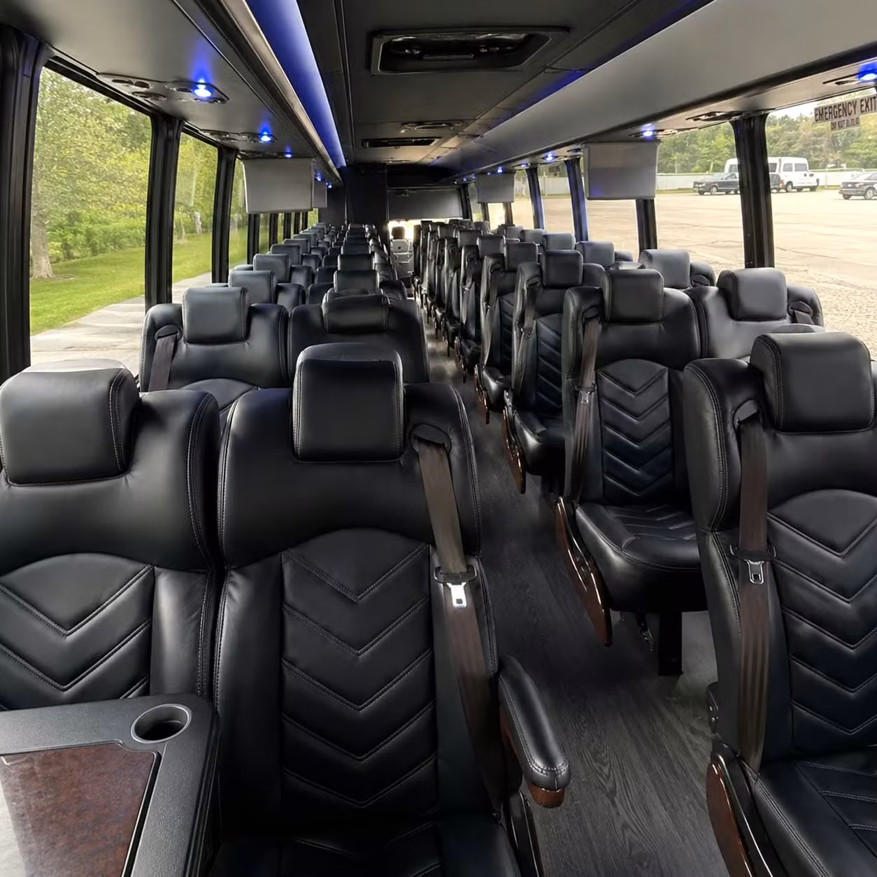 25 passenger minibus interior