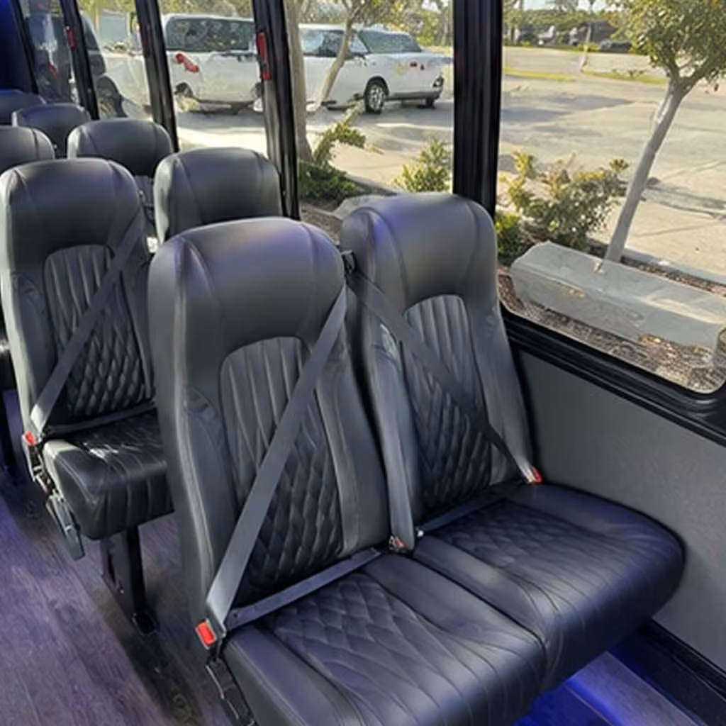 30 passenger minibus inside