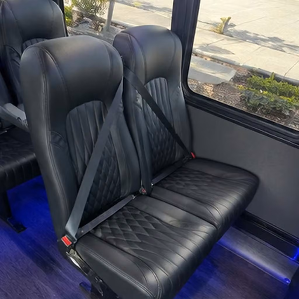 35 passenger minibus inside