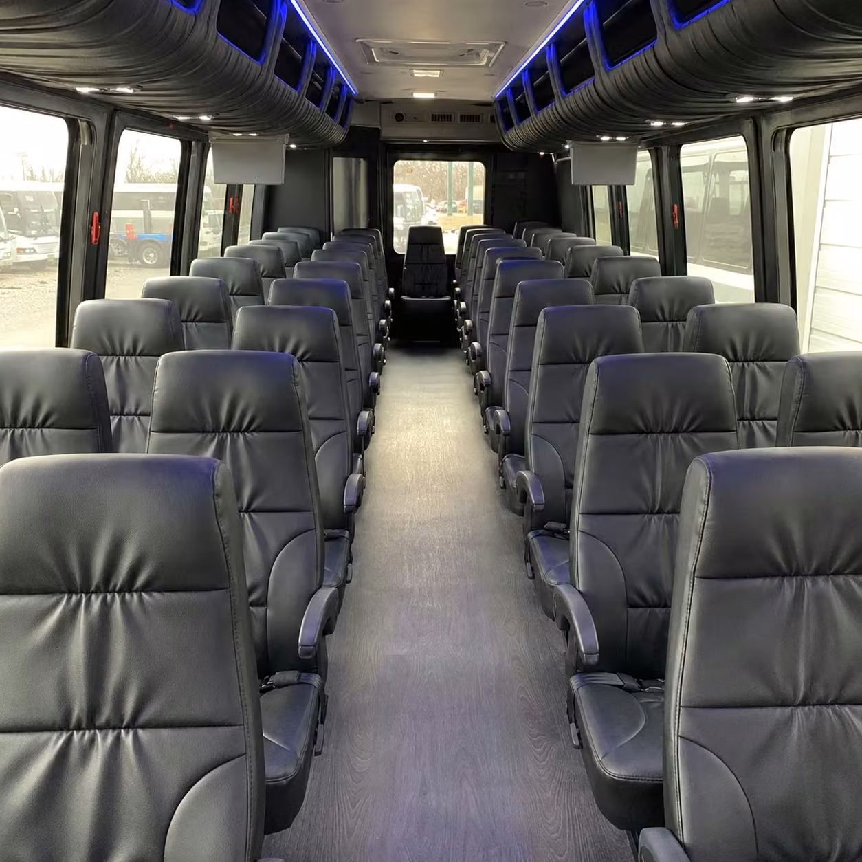 35 passenger minibus interior