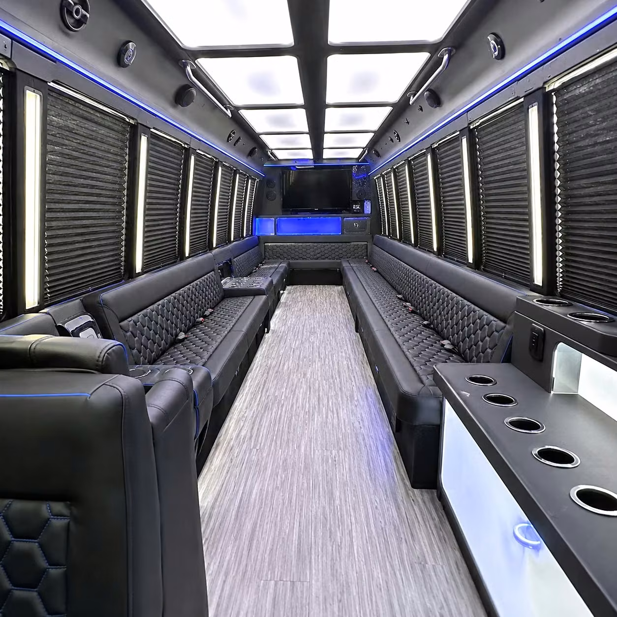 party bus interior
